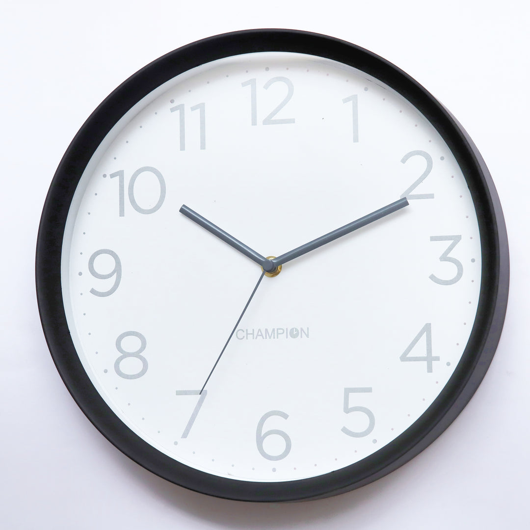 Champion 11.5″ Grey Needle Wall Clock