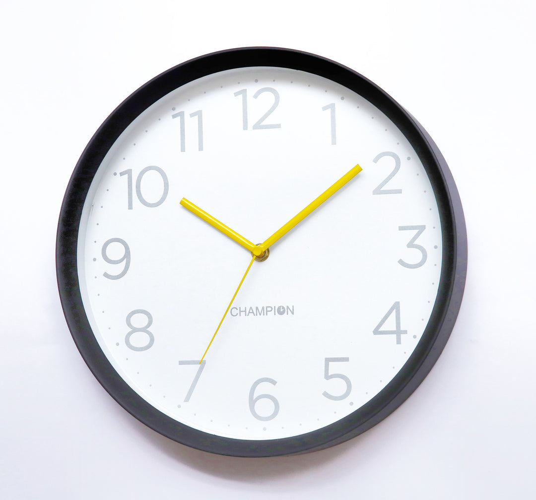 Champion 11.5″ Colorful Yellow Needle Wall Clock