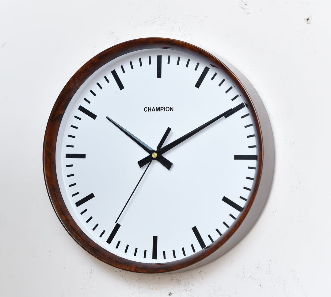 Champion 11.5" Walnut-DN Wall Clock
