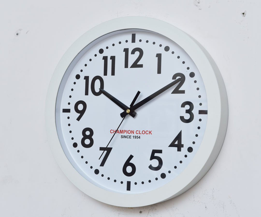 Champion European Style White Wall Clock